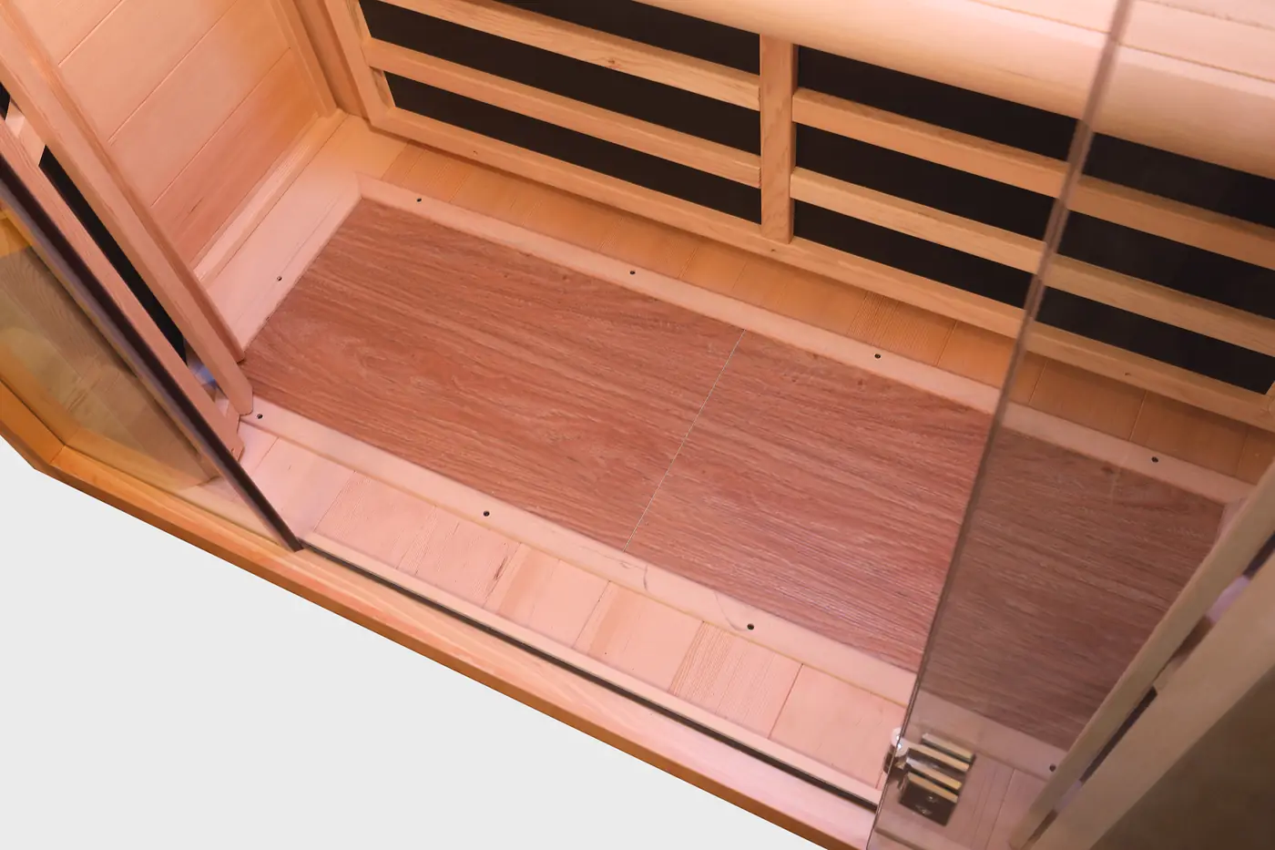 Sauna Montreal intérieur bois vue 02