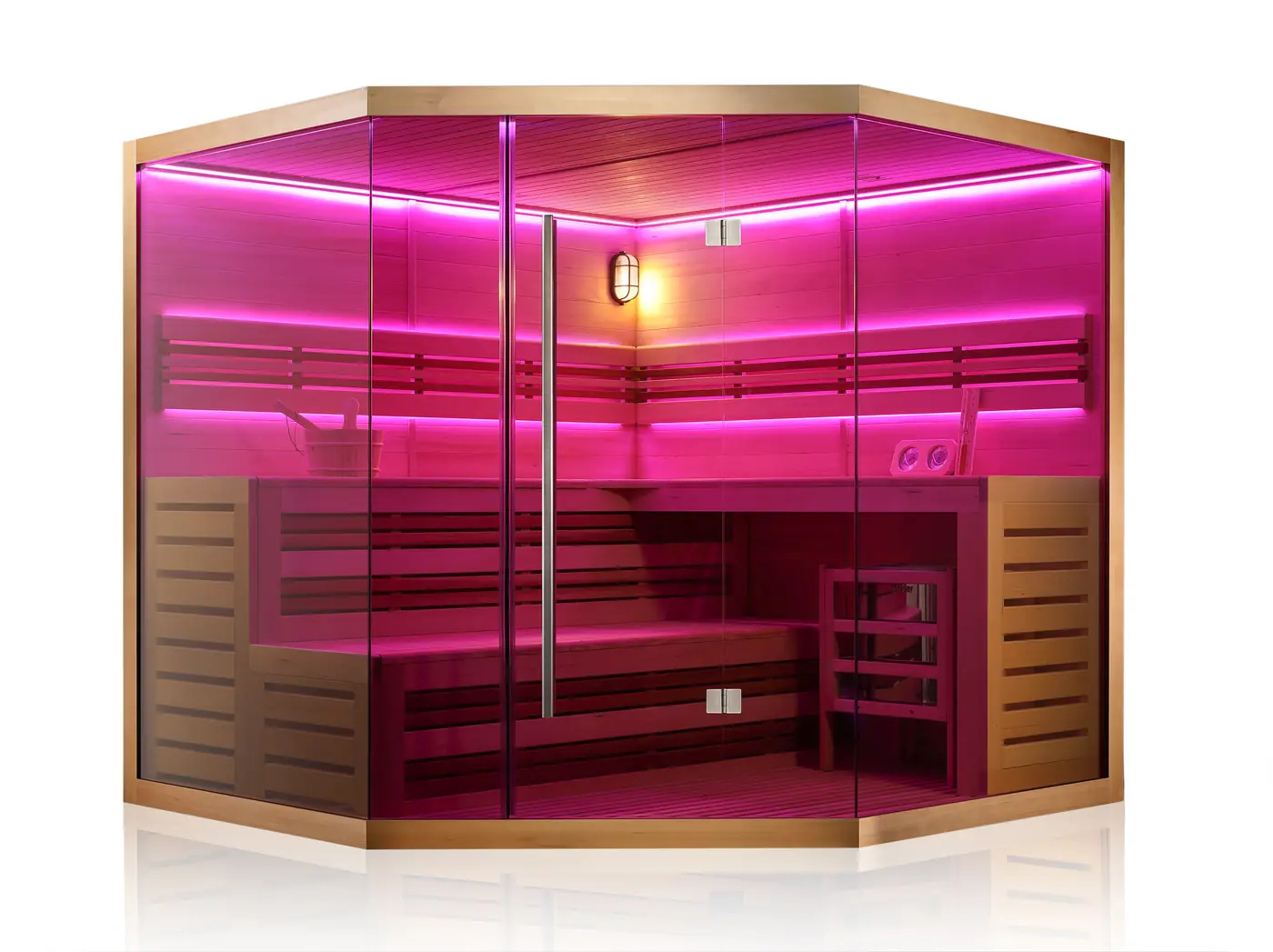 Sauna Ottawa intérieur bois vue 08