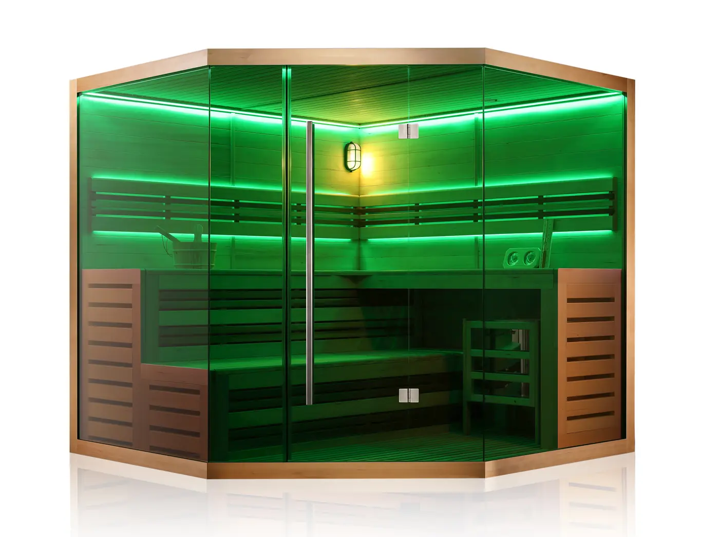 Sauna Ottawa intérieur bois vue 10