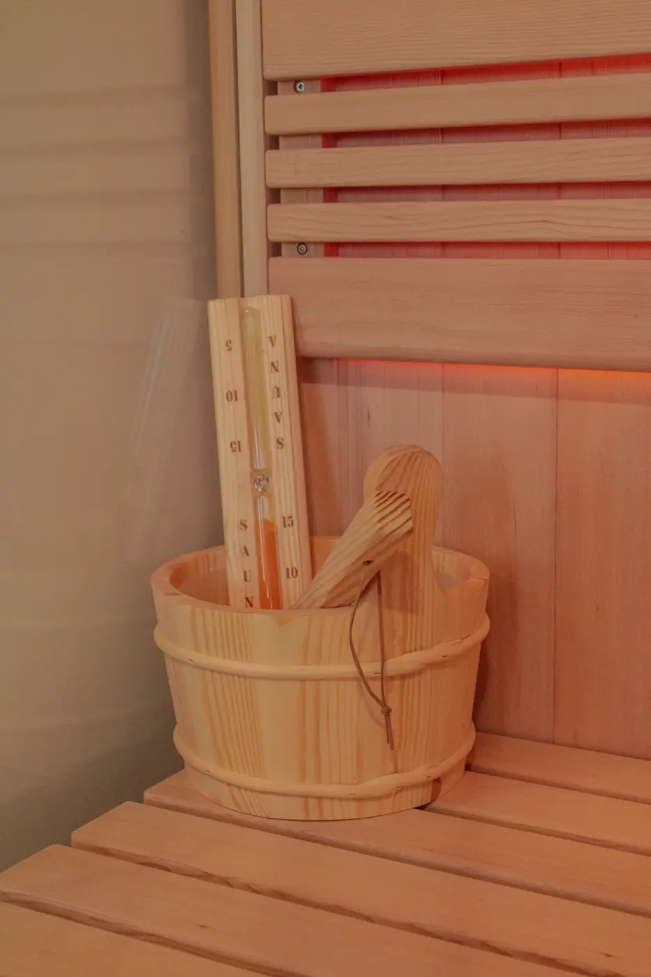 Sauna Vancouver présenté au showroom détail 6111