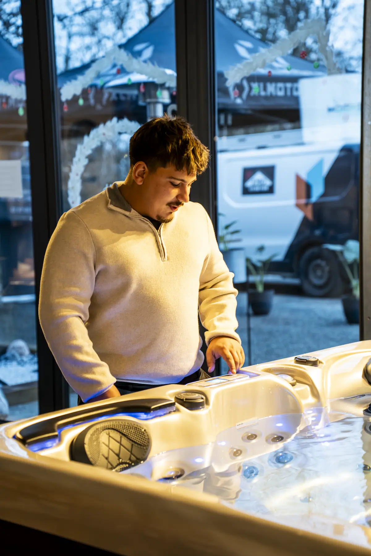 Espace conseil du showroom SPA Occitan